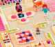 картинка Игровой 3D Ковер "ИГРОВОЙ ДОМИК" (80*100 см) розовый от магазина Лазалка