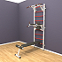 Шведская стенка "LittleSport" Pull-Up 3.0 (белый*красный)