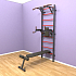 Шведская стенка "LittleSport" Pull-Up 3.0 (черный*красный)