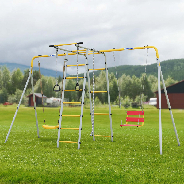 картинка Детский спортивный комплекс для дачи Romana Лесная поляна-3-PRO (Комплект №10) от магазина Лазалка