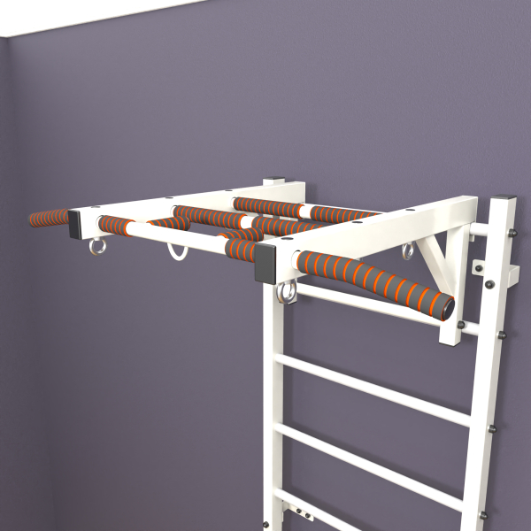 картинка Шведская стенка «LittleSport» Л Белый белые ступени от магазина Лазалка