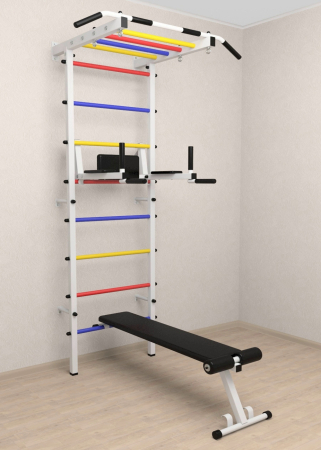 Шведская стенка Sv Pro рукоход 854 (Турник Pro рукоход/Брусья/стойка/Скамья)