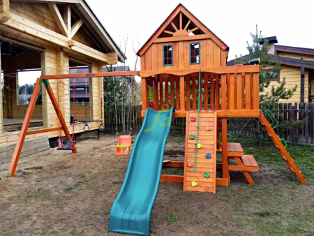 картинка Детская площадка IgraGrad Шато с рукоходом 2 от магазина Лазалка