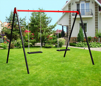 Уличные качели Sv Sport УК171В2 (3.0м/Деревянные 2шт/Подвесы на втулке 2к)
