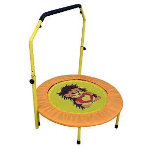 Складной мини-батут 36 КМС с ручкой d=92 см оранжевый